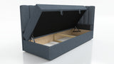 SINGLE BED LARA 90X200CM WITH LIGHT AND USB