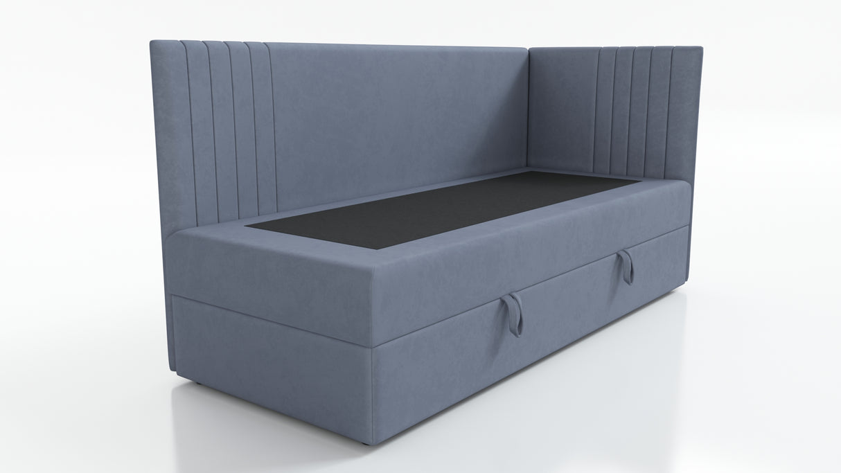 SINGLE BED MOLI 100X200CM WITH LIGHT AND USB