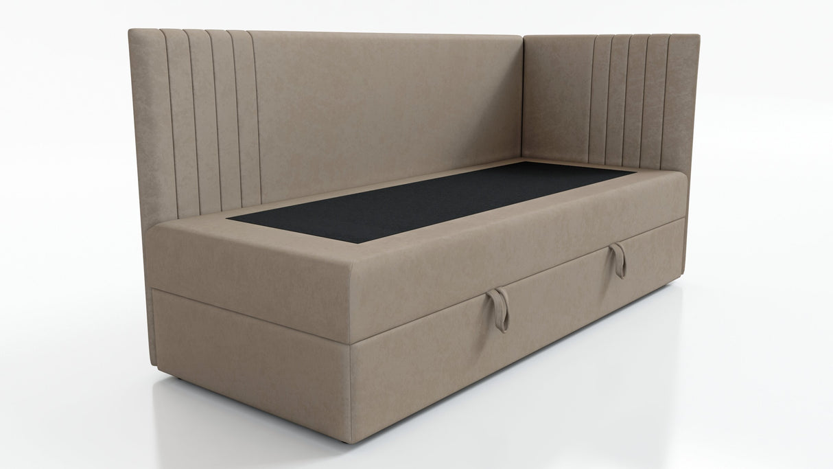 SINGLE BED MOLI 100X200CM WITH LIGHT AND USB