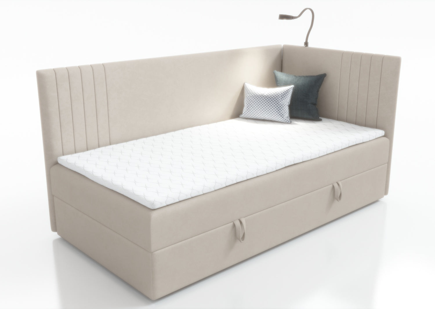 SINGLE BED MOLI 80X200CM WITH LIGHT AND USB