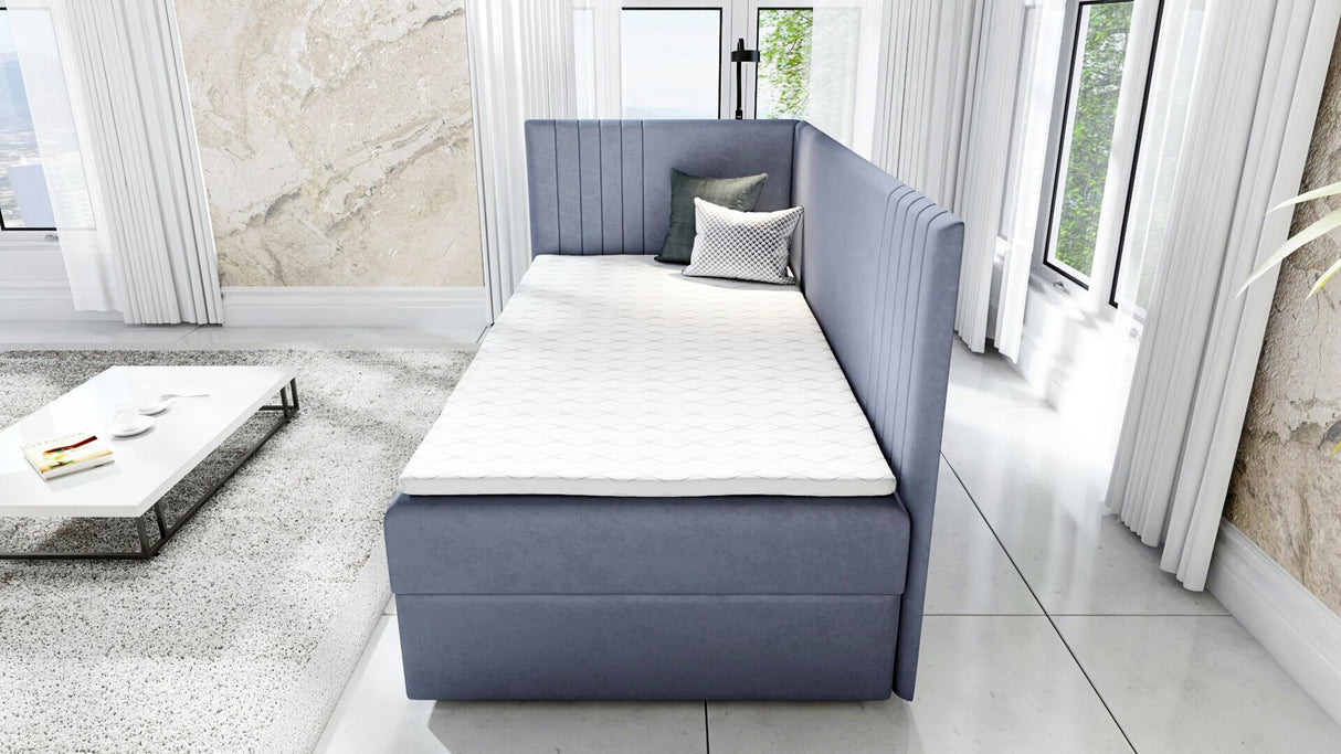 SINGLE BED MOLI 100X200CM WITH LIGHT AND USB