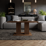 COFFEE TABLE BEN LEFKAS AND BLACK 110X60CM - Anna Furniture