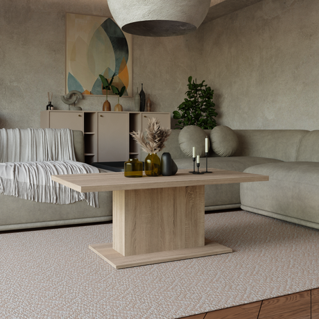 COFFEE TABLE BRISTOL SONOMA 110X60CM - Anna Furniture