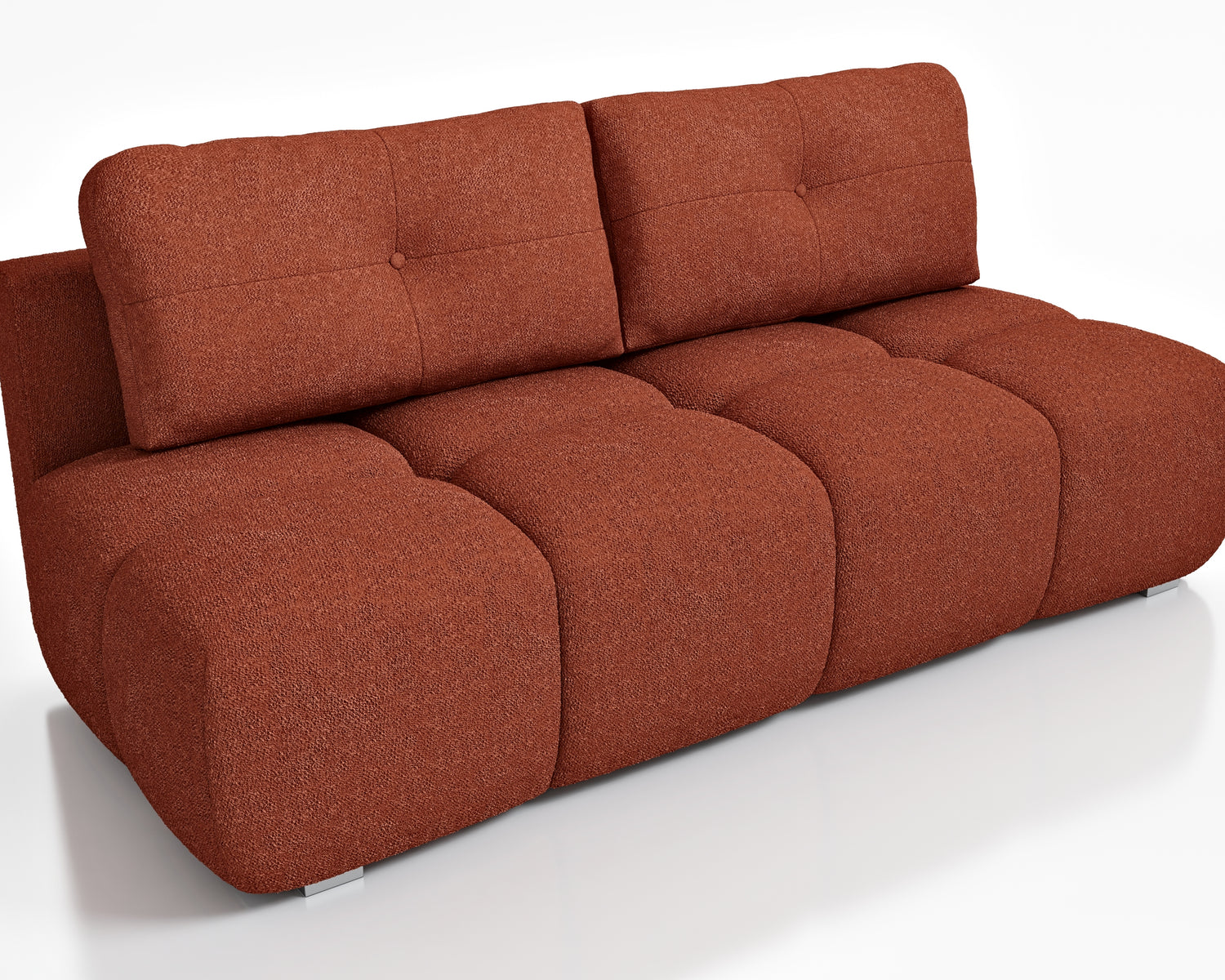 NEW!! SOFA BED MOKKA 205 CM FOAM + WAVY SPINGS CHOICE OF COLORS