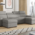 CORNER SOFA BED LAMBI U SHAPE BOUCLE FABRIC ADJUSTABLE HEADREST 2X STORAGE *CHOICE OF COLORS* / SPRINGS + FOAMADJUSTABLE HEADRESTSBOUCLE FABRIC2X STORAGE SPACEMADE IN LAMBI FABRIC CLICK HERE THIS MODEL IS UNIVERSAL WHICH MEANS YOUR CAN CHOOSE CORNER SIDE