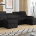 CORNER SOFA BED LAMBI U SHAPE BOUCLE FABRIC ADJUSTABLE HEADREST 2X STORAGE *CHOICE OF COLORS* / SPRINGS + FOAMADJUSTABLE HEADRESTSBOUCLE FABRIC2X STORAGE SPACEMADE IN LAMBI FABRIC CLICK HERE THIS MODEL IS UNIVERSAL WHICH MEANS YOUR CAN CHOOSE CORNER SIDE
