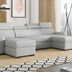 CORNER SOFA BED LAMBI U SHAPE BOUCLE FABRIC ADJUSTABLE HEADREST 2X STORAGE *CHOICE OF COLORS* / SPRINGS + FOAMADJUSTABLE HEADRESTSBOUCLE FABRIC2X STORAGE SPACEMADE IN LAMBI FABRIC CLICK HERE THIS MODEL IS UNIVERSAL WHICH MEANS YOUR CAN CHOOSE CORNER SIDE