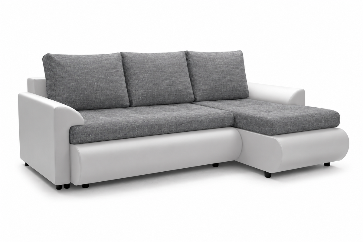 NAROŻNA SOFA Z FUNKCJĄ SPANIA PRADO LAWA 5/17 226CM / SPRĘŻYNY + PIANKA