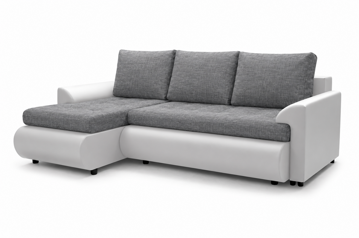 NAROŻNA SOFA Z FUNKCJĄ SPANIA PRADO LAWA 5/17 226CM / SPRĘŻYNY + PIANKA