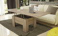 LIFTABLE AND EXTANDABLE COFFEE TABLE NORI 78X90CM 78x180CM CHOICE OF 4 COLORS