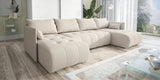 CORNER SOFA BED NESS U SHAPE *CHOICE OF COLORS* / SPRINGS + FOAMAVAILABLE IN 4 TYPES OF FABRICINARI, KRONOS, PAROSSTAIN RESISTANT FABRIC: MONOLITH, TERRADimensions: sleeping area 140/280width 292 cmdepth 152 cmheight to the seat 40 cm * dimensions given w