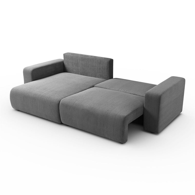 CORNER SOFA BED OPTI 247CM SPRINGS + FOAM