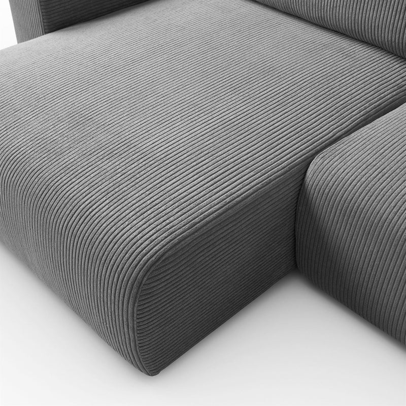 CORNER SOFA BED OPTI 247CM SPRINGS + FOAM