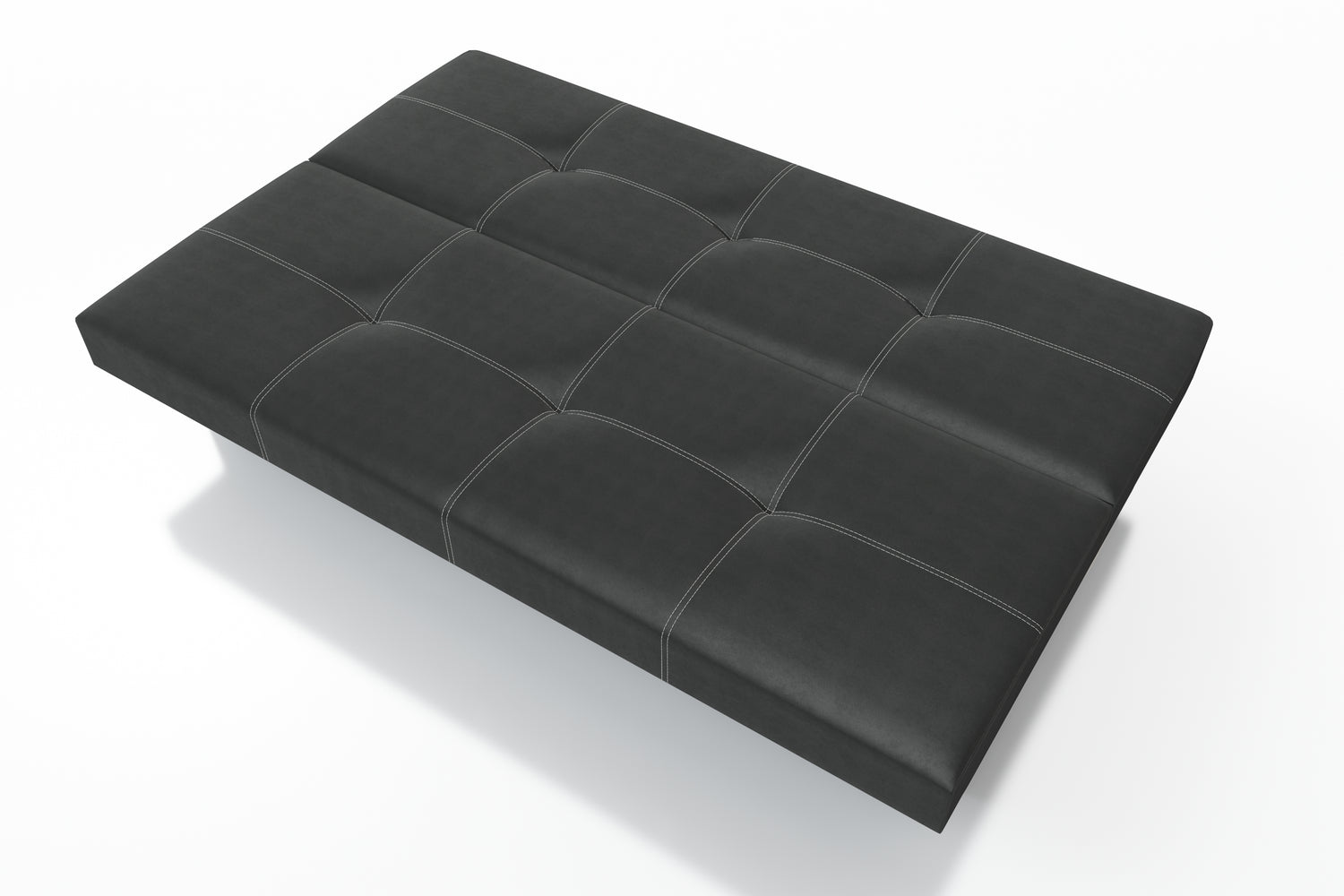 ROZKLADACIA POHOVKA AXEL 195CM SAWANA 14 ČIERNA / PRUŽINY + PENOVÁ VÝPLŇ