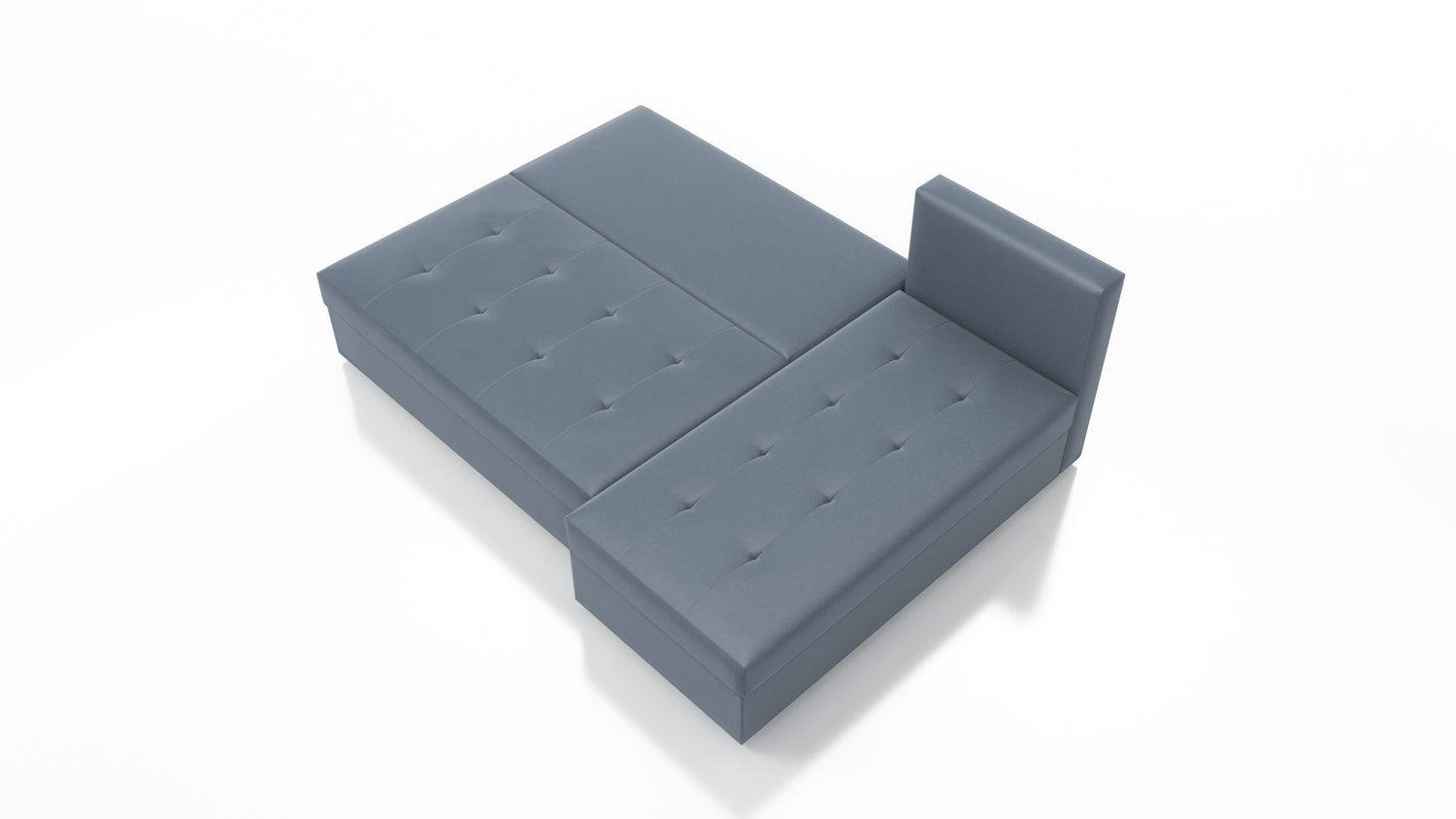 NAROŻNIK SOFA ŁÓŻKO LOTUS S 200CM 2X PRZESTRZEŃ DO PRZECHOWYWANIA