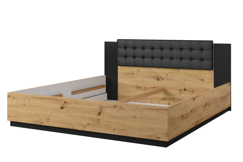 Sigma Ottoman Bed [EU Super King]The Sigma bed offers a chic and cozy upholstered headboard with charming tufting on its backrest, perfect for upgrading your master bedroom's style. Additionally, its clever under-bed compartment provides ample space to ne