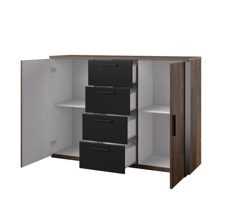 Sigma Sideboard Cabinet 132cmLooking for a sleek and stylish way to stow your belongings? Look no further than the Sigma sideboard cabinet! With its chic and subtle design, this cabinet easily fits in with your other furniture (no clashing allowed!). Craf