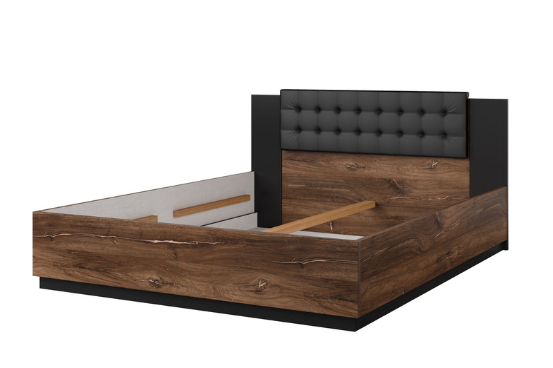 Sigma Ottoman Bed [EU King]The Sigma bed offers a chic and cozy upholstered headboard with charming tufting on its backrest, perfect for upgrading your master bedroom's style. Additionally, its clever under-bed compartment provides ample space to neatly s