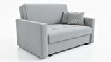 NEW! 2 SEATER SOFA BED SMART II 137CM CHOICE OF COLORS / SPRINGS + FOAM - Anna Furniture