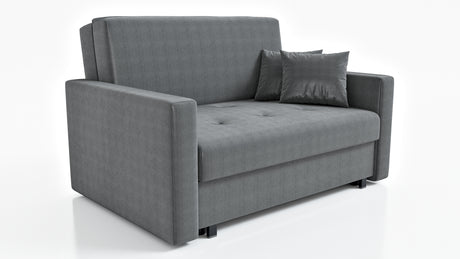 NEW! 2 SEATER SOFA BED SMART II 137CM CHOICE OF COLORS / SPRINGS + FOAM - Anna Furniture