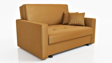 NEW! 2 SEATER SOFA BED SMART II 137CM CHOICE OF COLORS / SPRINGS + FOAM - Anna Furniture