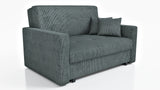 NEW! 2 SEATER SOFA BED SMART II 137CM CHOICE OF COLORS / SPRINGS + FOAM - Anna Furniture
