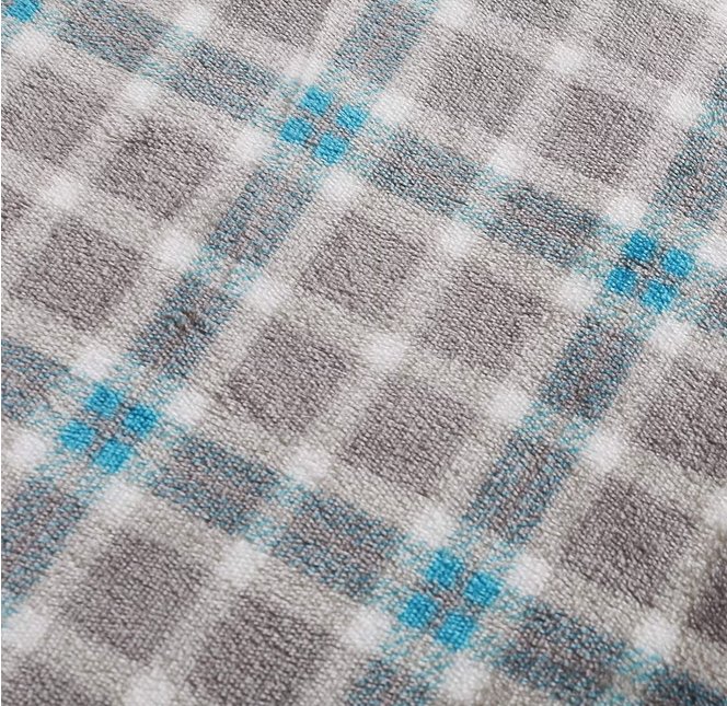 Super Soft Warm Sherpa Fleece Wearable Hoodie Blankets CHECK Designs -130 x 180 cm