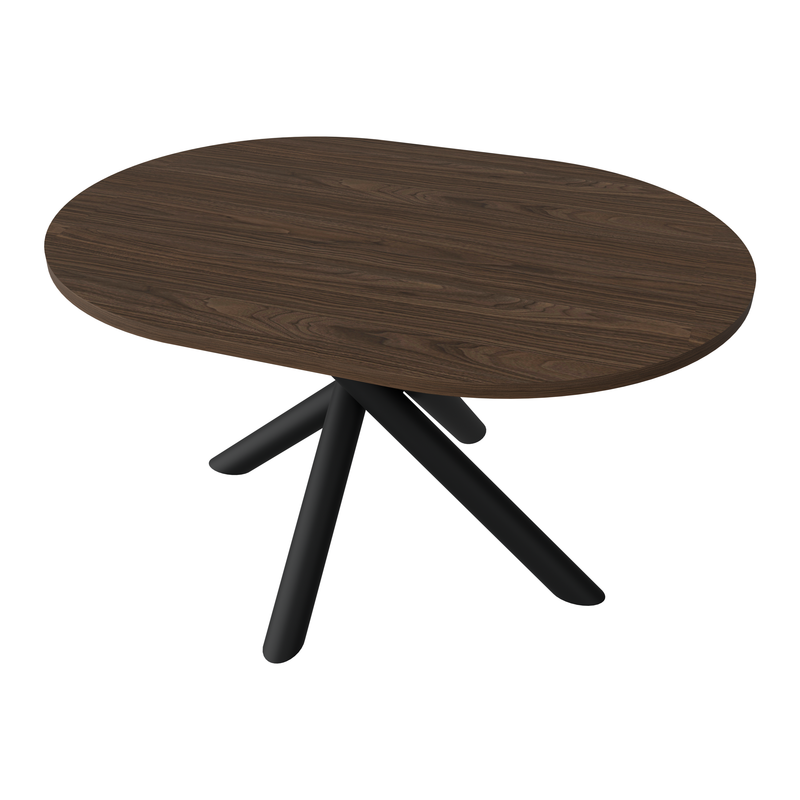 OSLO DINING TABLE WISCONSIN WALNUT 138X100CM