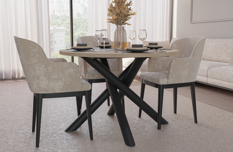 OSLO DINING TABLE LINDBERG OAK 110CM