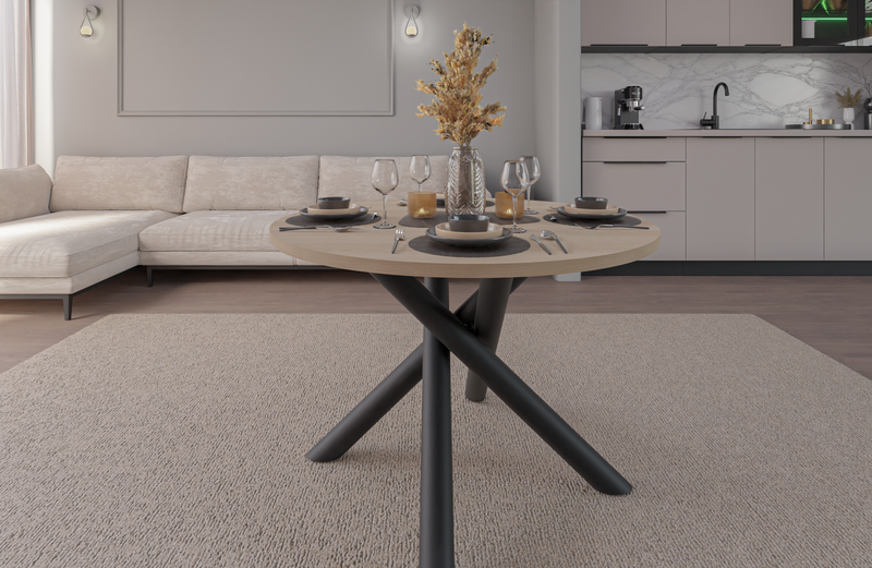 OSLO DINING TABLE LINDBERG OAK 110CM