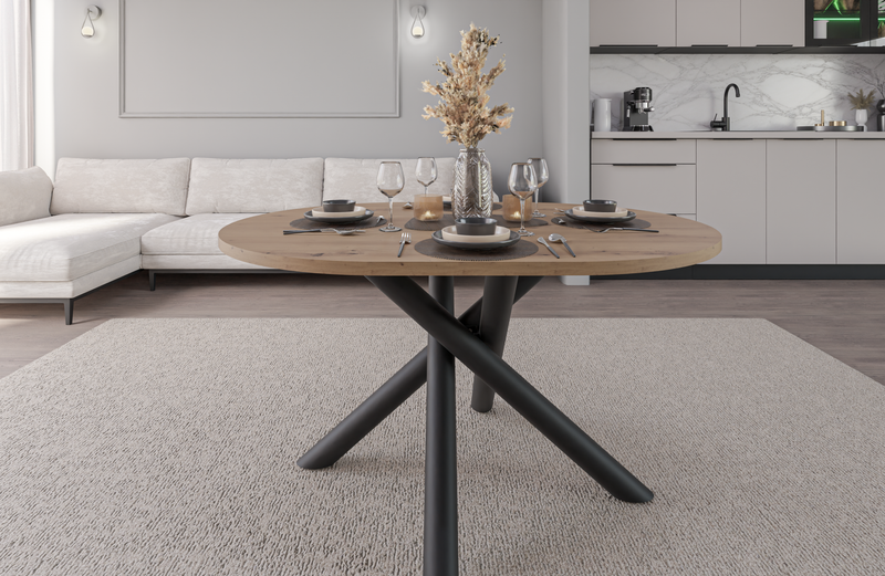 OSLO DINING TABLE ARTISAN OAK 138x100 cm