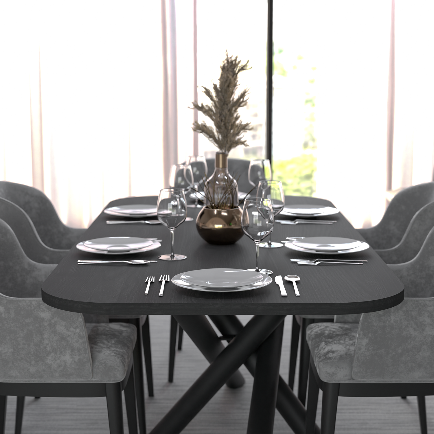 OSLO DINING TABLE PORTLAND ASH 185X90CM