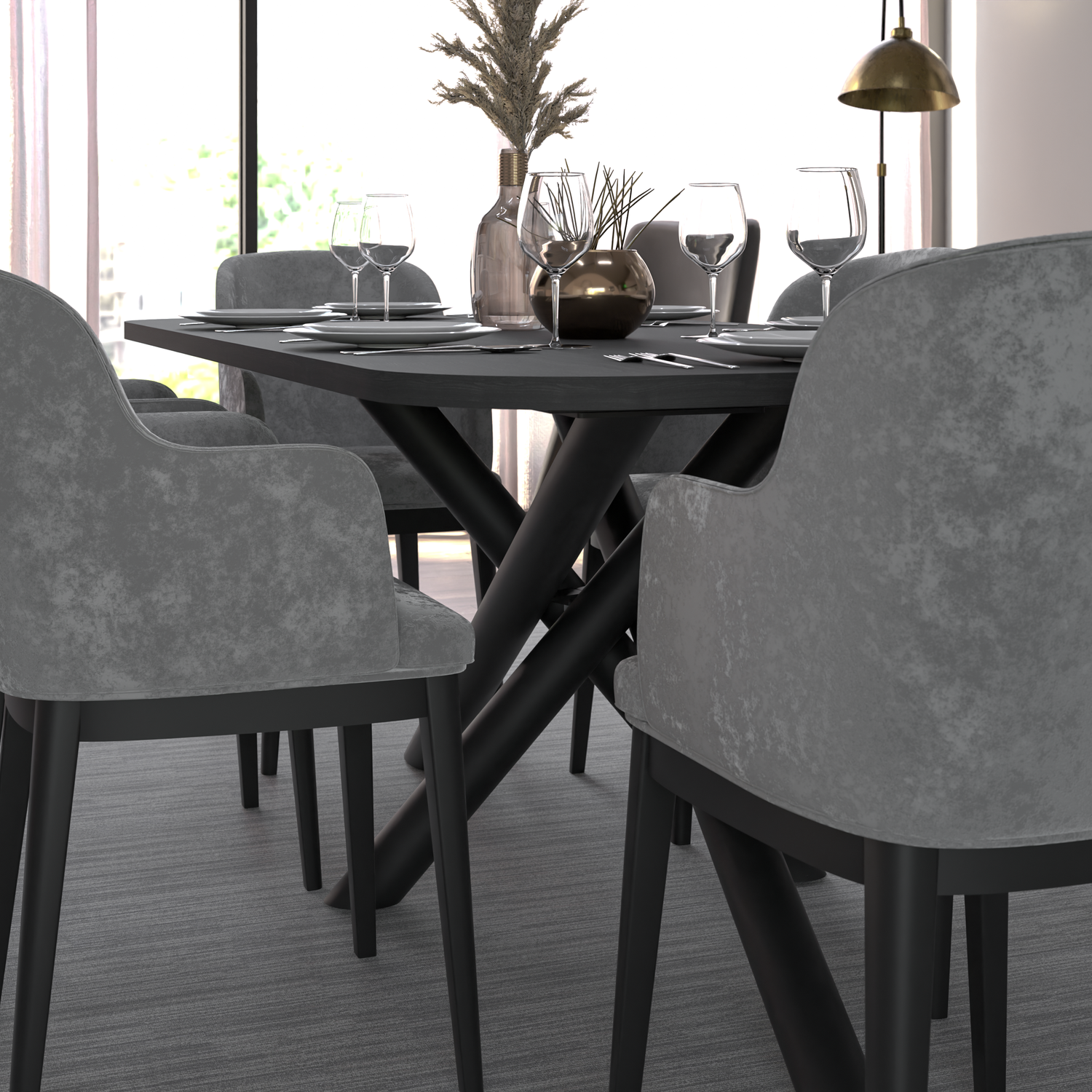 OSLO DINING TABLE PORTLAND ASH 185X90CM