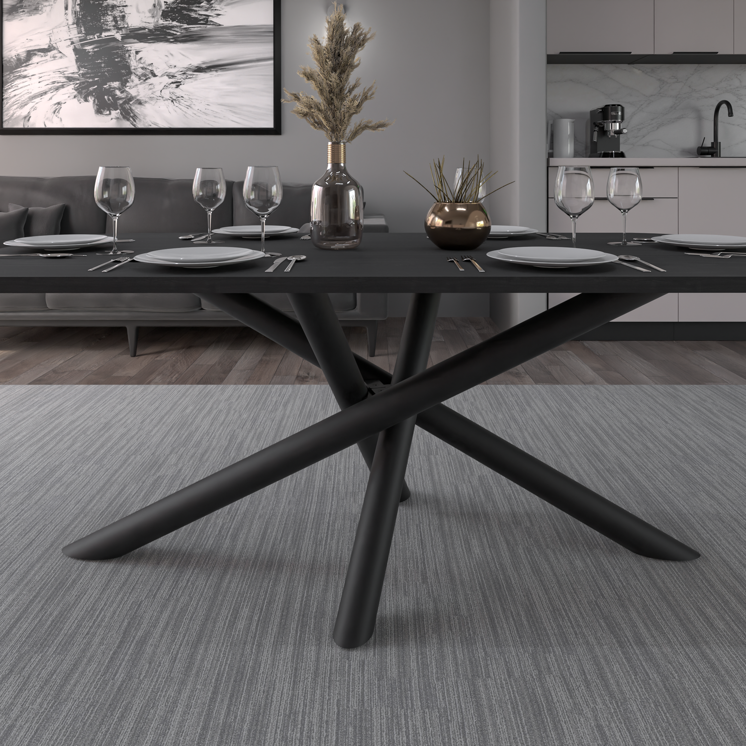 OSLO DINING TABLE PORTLAND ASH 185X90CM