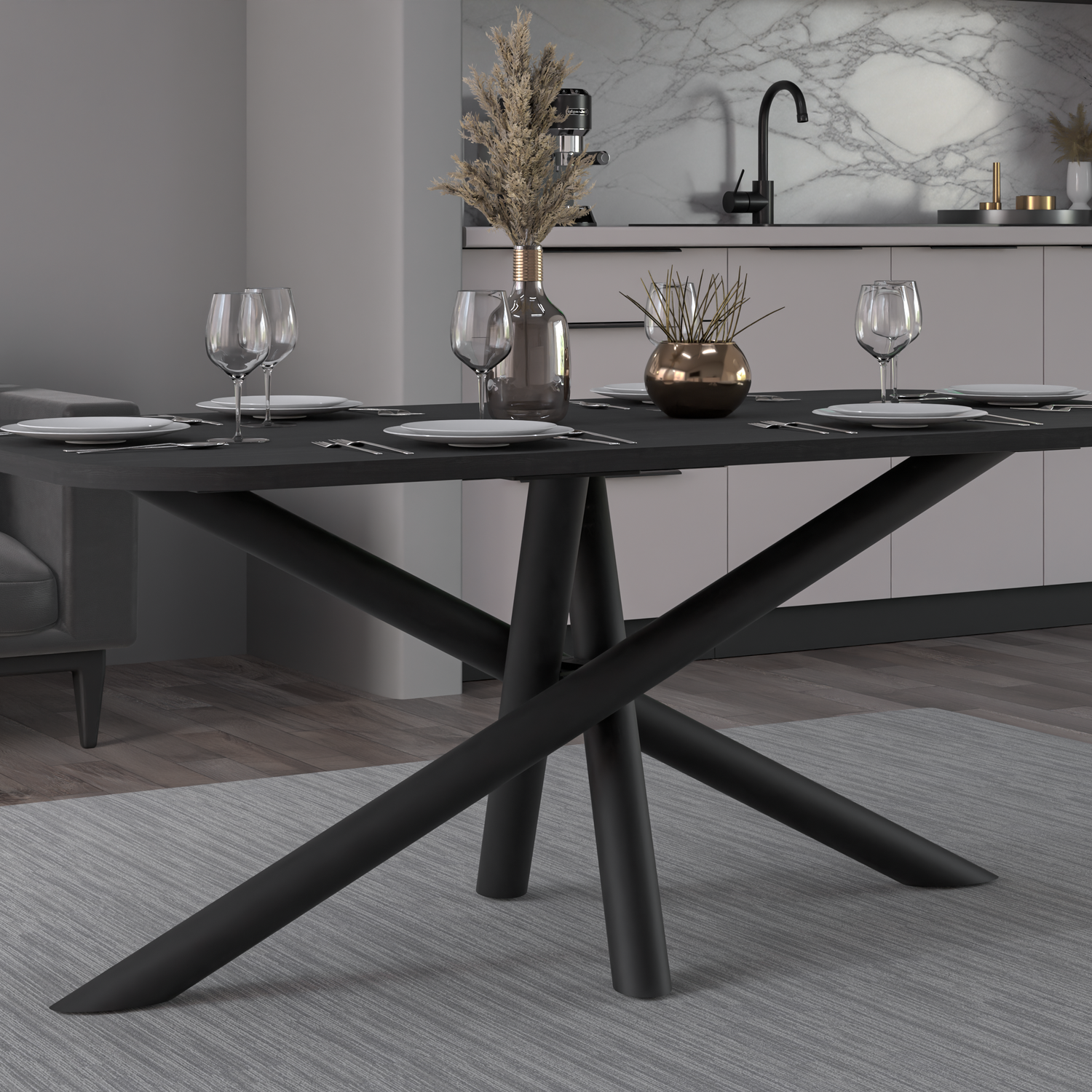 OSLO DINING TABLE PORTLAND ASH 185X90CM