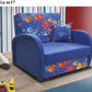 SINGLE SOFA BED SUZIE 97CM CHOICE OF COLORS / FOAMDimensions :- width 97 cm- height 85 cm- depth 95 cm- area sleeping 80/195 cm +/- 3The sofa is made of a wooden frame, the sleeping surface is made of PUR T30 / 42 foam.The sofa is unfolded using an automa