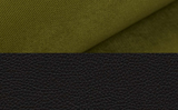 ASH II 273CM KRONOS 17 / SOFT 1114 RIGHT CORNERWavy springs + foam Large sleeping areaTOP OF THE SOFA FABRIC KRONOS 17 BOTTOM FAUX BLACK LEATHER Dimensions W: 273cm D:203cm H: 90cm Sleeping area: 195x123cmAnna Furniture