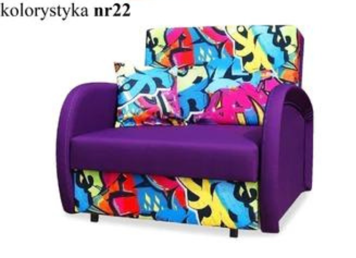 SINGLE SOFA BED SUZIE 97CM CHOICE OF COLORS / FOAMDimensions :- width 97 cm- height 85 cm- depth 95 cm- area sleeping 80/195 cm +/- 3The sofa is made of a wooden frame, the sleeping surface is made of PUR T30 / 42 foam.The sofa is unfolded using an automa
