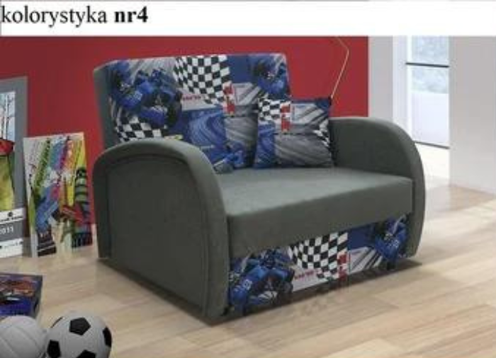 SINGLE SOFA BED SUZIE 97CM CHOICE OF COLORS / FOAMDimensions :- width 97 cm- height 85 cm- depth 95 cm- area sleeping 80/195 cm +/- 3The sofa is made of a wooden frame, the sleeping surface is made of PUR T30 / 42 foam.The sofa is unfolded using an automa
