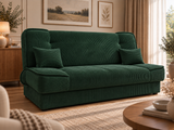 CANAPÉ-LIT WOLY 198CM / RESSORTS + MOUSSE