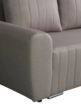 CORNER SOFA BED MALIBU 248CM MALMO 16 / UNIVERSAL RIGHT/LEFT CORNER / FOAMTHIS MODEL IS UNIVERSAL WHICH MEANS YOU CAN CHOOSE CORNER SIDE DURING ASSEMBLYMADE IN MALMO FABRIC CLICK HERE3x PILLOWS INCLUDED1X STORAGE SPACEDIMENTIONS:Corner width: 244cmDepth: