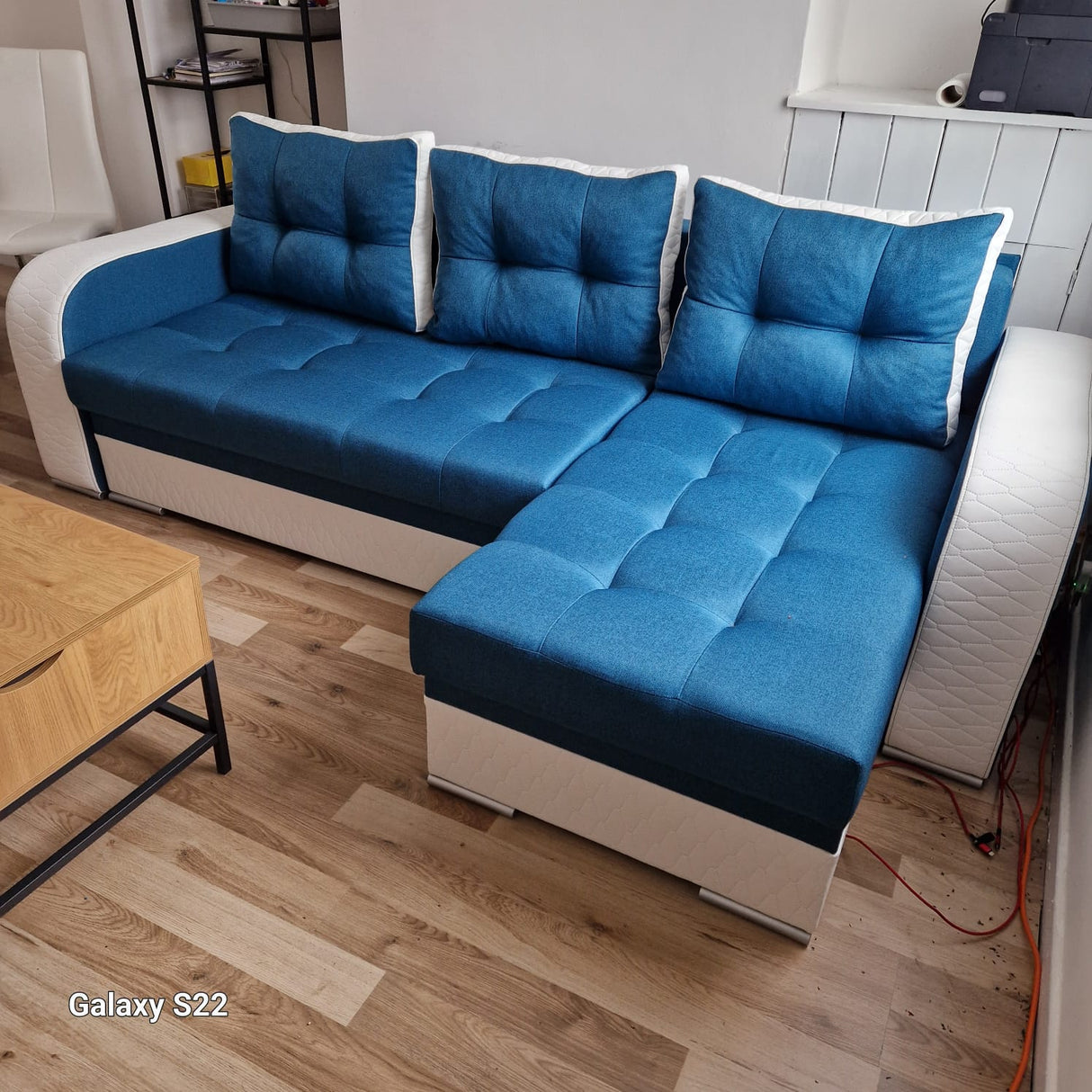 CORNER SOFA BED SAM TWIST 12 / 1115 236CM 2X STORAGE SPACE universal RIGHT/LEFT CORNER / BONELL SPRINGS + FOAMTHIS MODEL IS UNIVERSAL WHICH MEANS YOU CAN CHOOSE CORNER SIDE DURING ASSEMBLY3x PILLOWS INCLUDED2X STORAGE SPACE BONELL SPRINGS + FOAM - length: