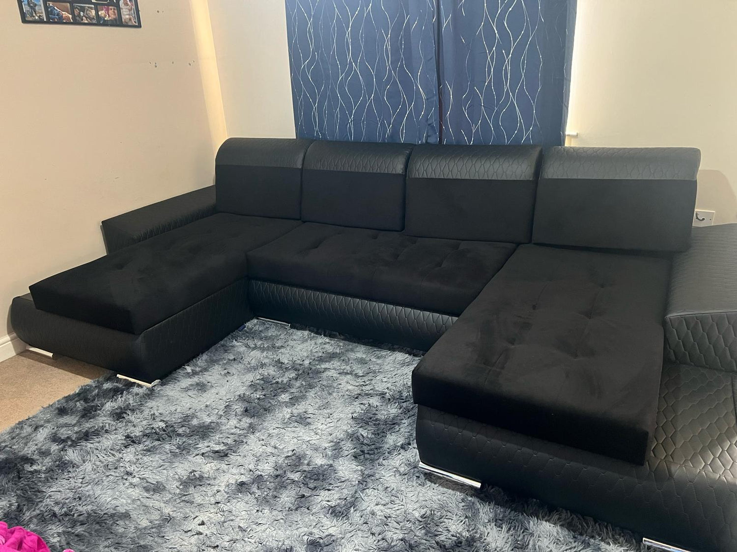 NAROŻNIK ROZKŁADANA LONDYN KSZTAŁT U 2316/1114/60 322CM 3X MIEJSCE DO PRZECHOWYWANIA ODPORNY NA PLAM ŁATWE CZYSZCZENIE TKANINA / SPRĘŻYNY BONELL + PIANKA