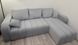 NAROŻNA SOFA ŁÓŻKO VENA 238CM uniwersalny PRAWY/LEWY NAROŻNIK / TKANINA ODPORNA NA PLAMY Z PIANKI