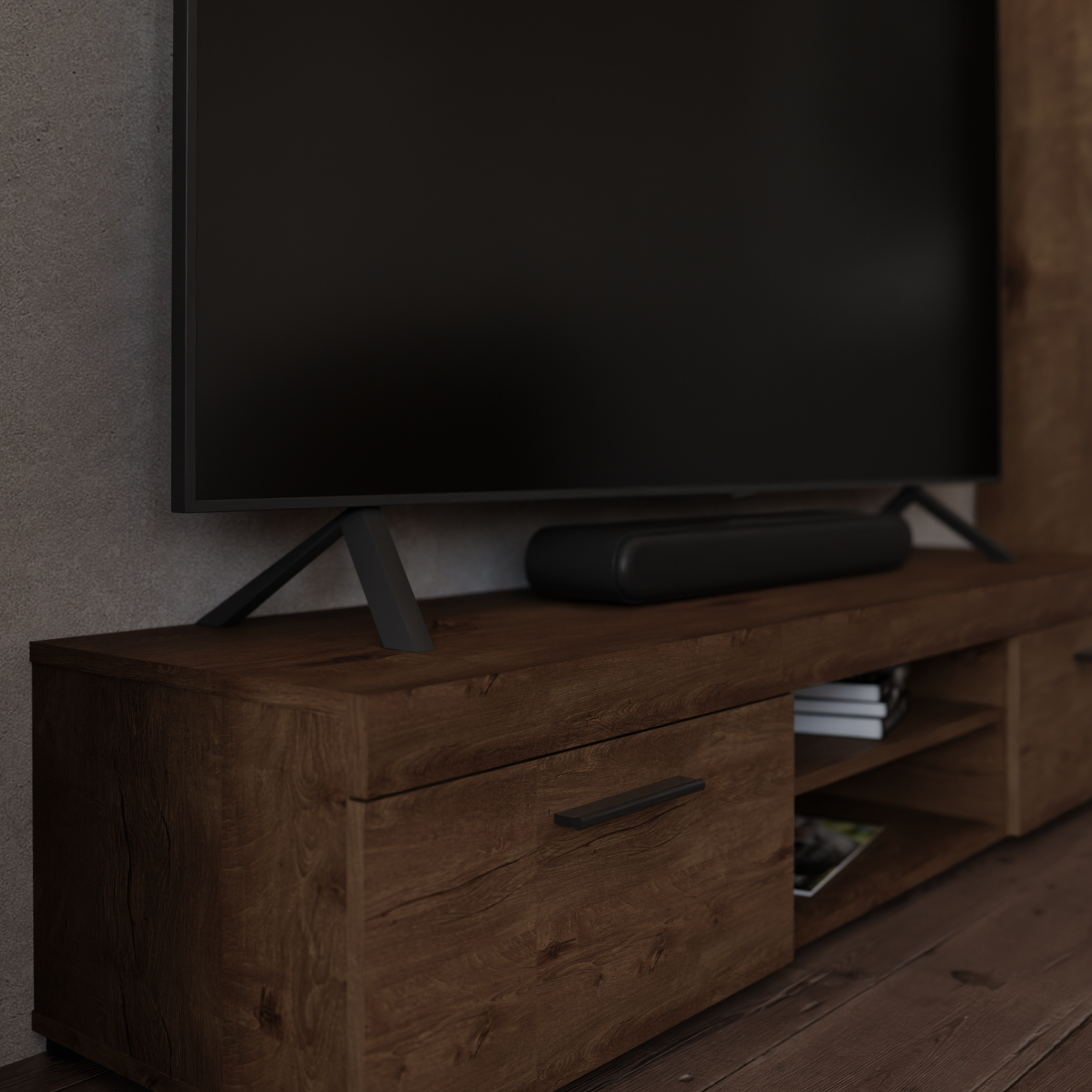 TV WALL UNIT ROMA XL LEFKAS - Anna Furniture
