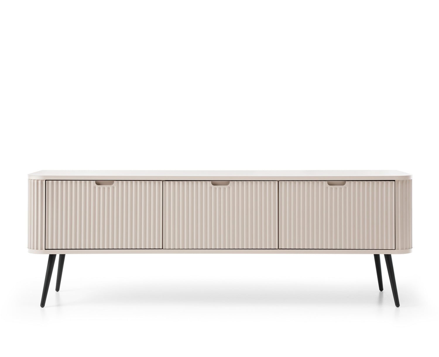 TV Stand ZOVA 01 CASHMEREProduct description Dimensions Width 168cm Height 56cm Depth 39cm Details Colour cashmere Material Laminated board 18mm / MDF-board 18mm Veneer ABS edges Legs Metal, in black (23cm) Warranty 24 monthsUncategorizedAnna Furniture