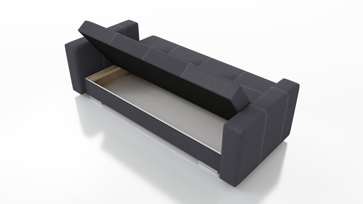 SOFA Z FUNKCJĄ SPANIA ALEXIA 220 CM / SPRĘŻYNY + PIANKA
