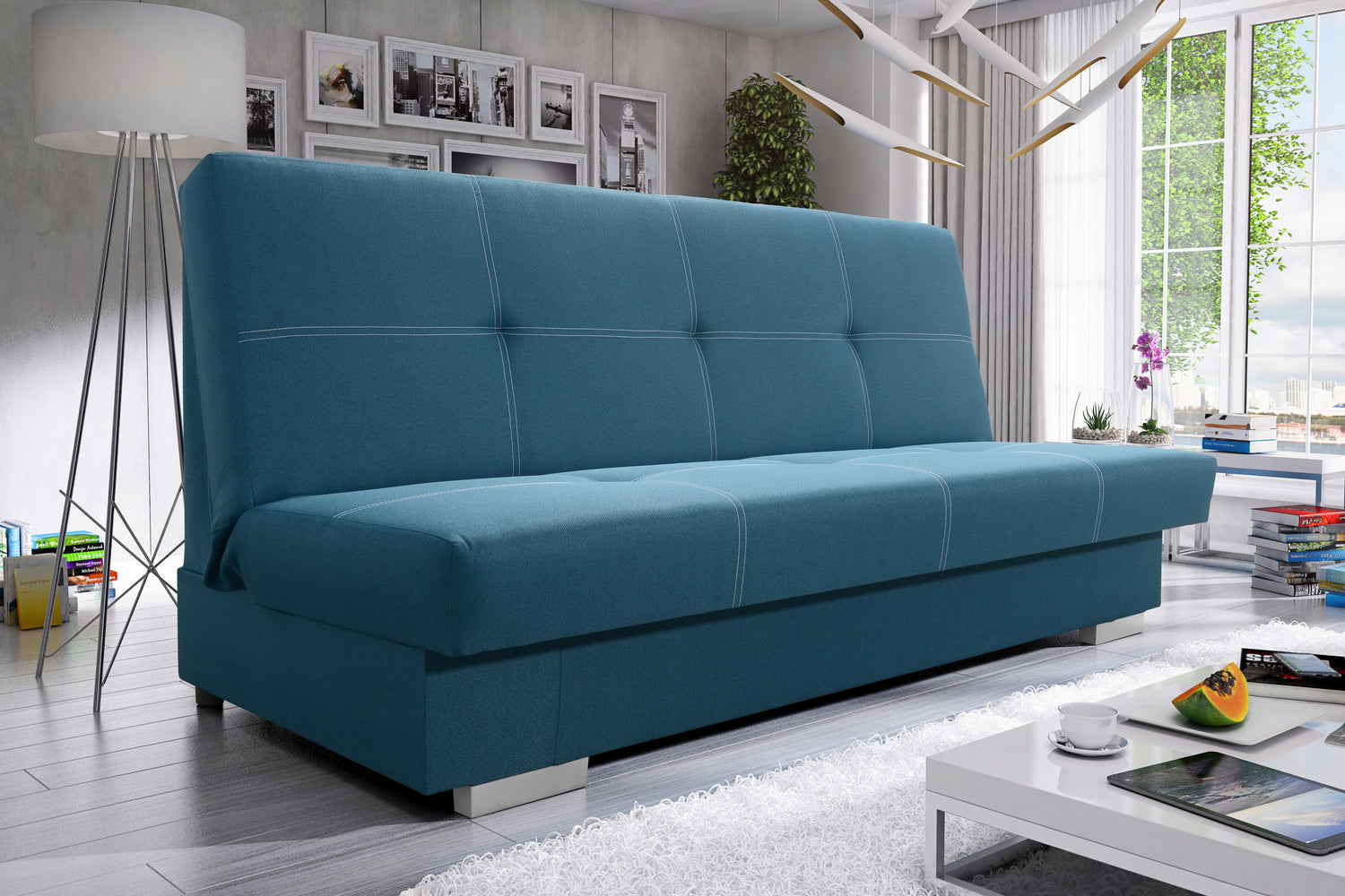 SOFA ŁÓŻKO AXEL 195CM / SPRINGS + FOAM