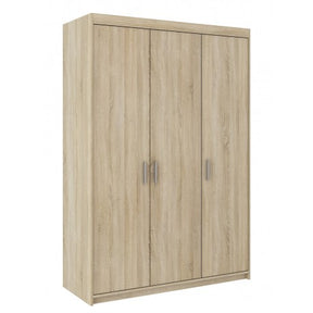 WARDROBE SELENA 3D 133CM SONOMADimensions: 1330 x 1905 x 530mm (W x H x D)Number of packages: 3Front:- 15mm laminated board- melamine edge- handle: 128mm plasticCorps:- 15mm laminated board- melamine edge1/3 pack1395 x 585 x 100mmweight - 32.5 kg.2/3 pack