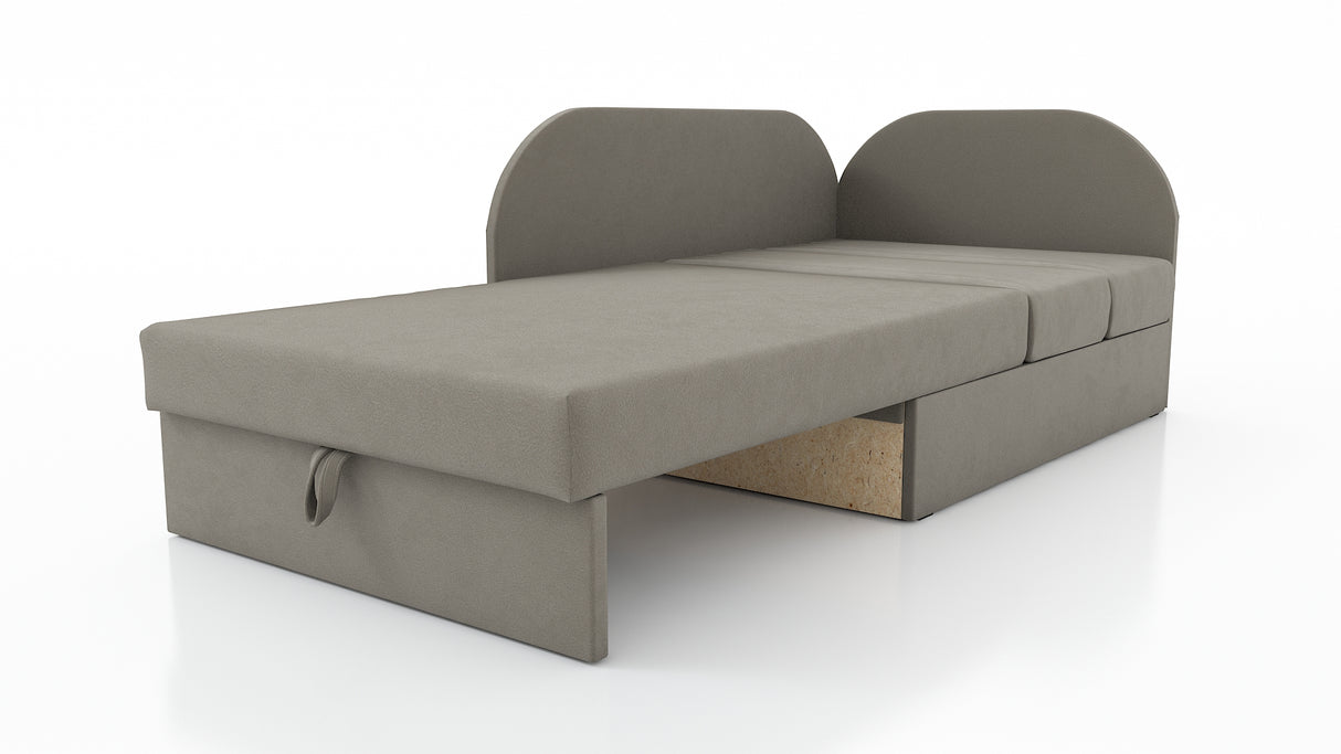 UNIVERSAL CORNER SOFA BED KUBUS CUBE BLUE / GRAPHITI Children roomTHIS MODEL IS UNIVERSAL WHICH MEANS YOU CAN CHOOSE CORNER SIDE DURING ASSEMBLYCHILDREN CORNER SOFA BEDSOFKA NAROZNIK TAPCZANIK DZIECIECY - depth 77 cm- width 106 cm- height with bacon 50 cm